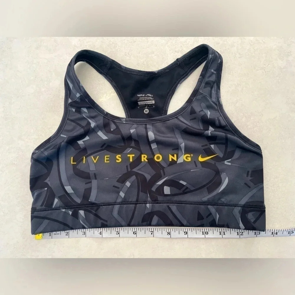 Nike Livestrong/💰2 FOR $10💰 Sports bra/ Racerback/ Size US M - Picture 6 of 8